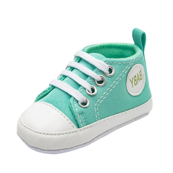 Puntoco Soft Sole Baby Toddler Canvas Shoes 0~1 Year Old Baby Girls Boys Indoor Available Shoes for St Patrck Kids Shoes Clearance