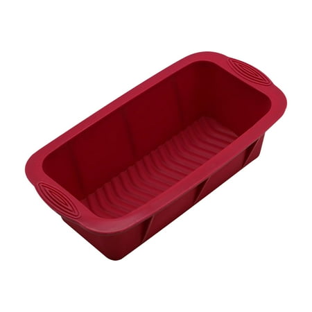 Puntoco Special Offers Clearance Silicone Bread Loaf Pan Bread Mold Rectangle Non-Stick Baking Mold Wine