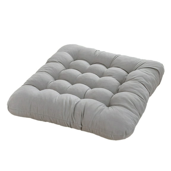 Puntoco Square Floor Seat Pillows Cushions15.74x15.77in Soft Thicken Yoga Meditation Cushion Pouf Tufted Corduroy Tatami Floor Pillow Reading Cushion Chair Pad Casual Seating for Adults