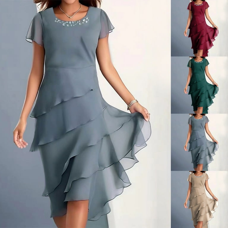 Casual Solid Patchwork O Neck Short Sleeve Two Pieces(4 Colors) Casual Solid Patchwork O Neck Short Sleeve Two Pieces(4 Colors)