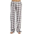 thumbnail image 1 of Puntoco Women's Comfy Casual Pajama Pants Pj Bottom with Pockets Stretch Plaid Sleepwear Coffee S(S), 1 of 4