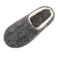 thumbnail image 1 of Puntoco Women's Fuzzy Slippers with Memory Foam Non-Slip Women House Shoes Cozy Soft Lightweight Womens Slip-On Gray-A 9.5-10.5(42-43), 1 of 4