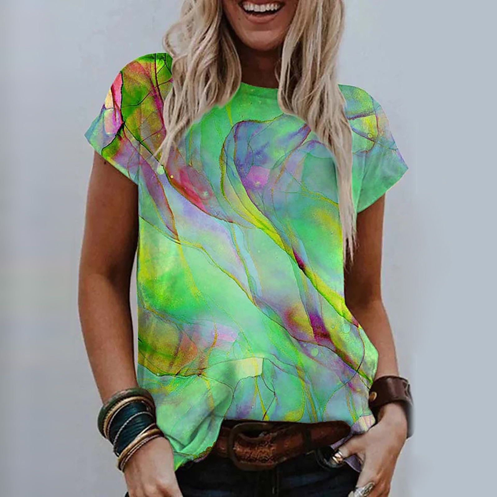 Puntoco Womens clothes clearance,Women'S Trend Summer Printed Short