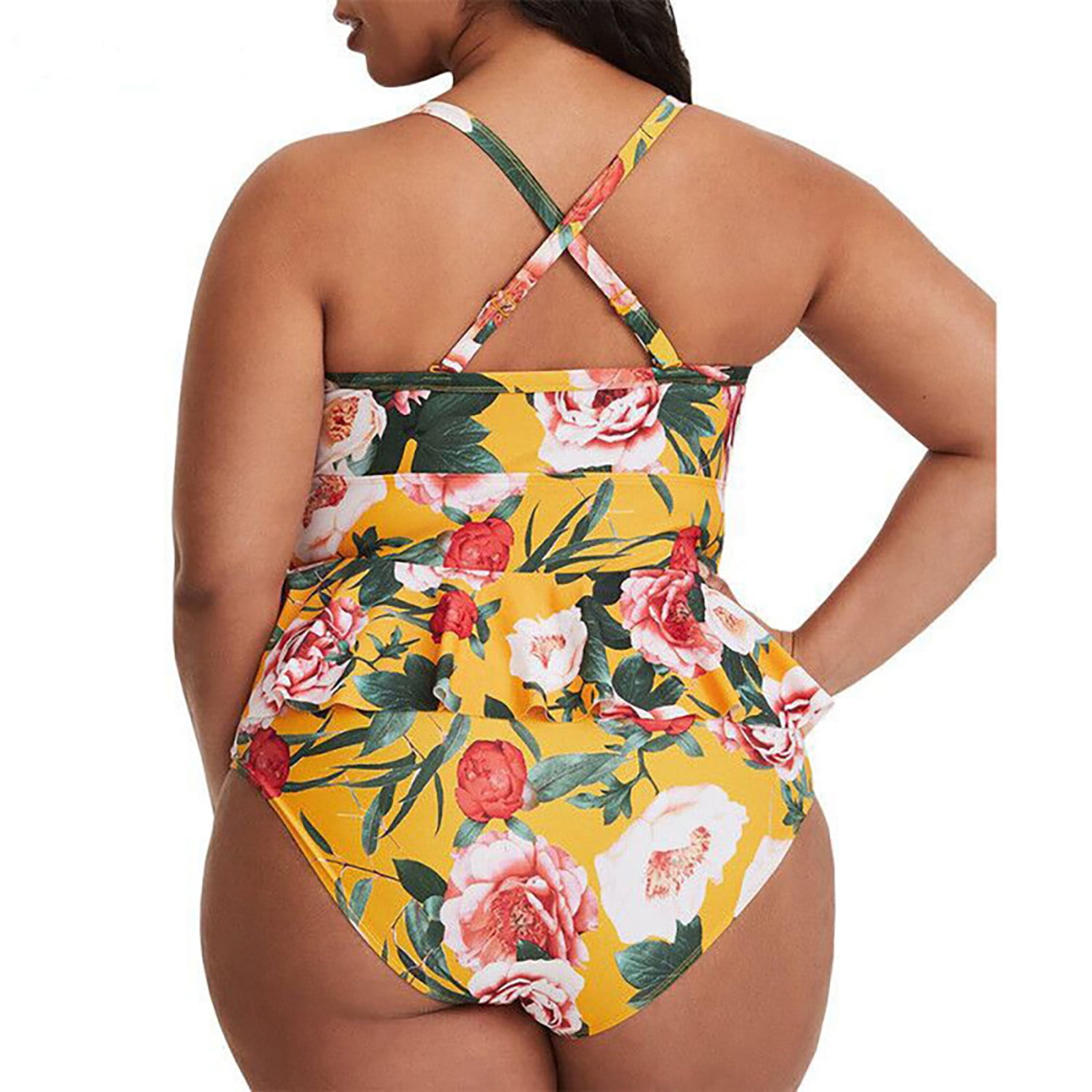 Plus size swimsuits top clearance