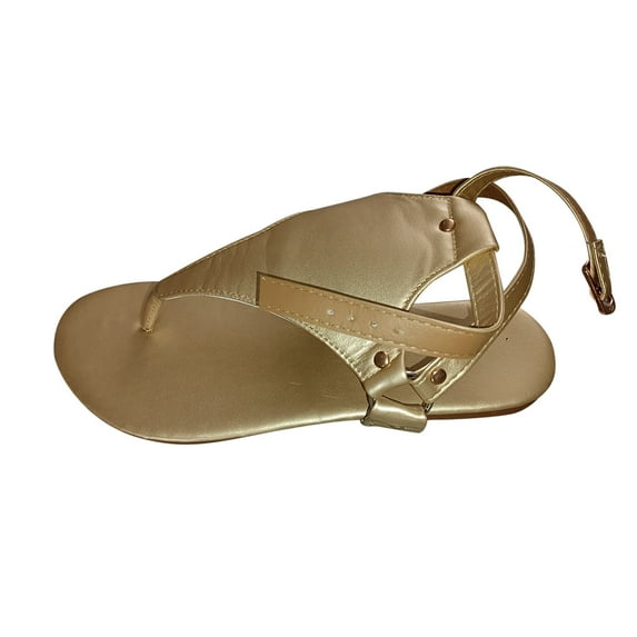 Puntoco Womens sandals clearance, ‘s Flat Sandals Open Toe Ladies Beach Sandals Buckle Strap Flip Flops Shoes