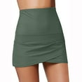 thumbnail image 1 of Puntoco Womens swimsuits clearance,Women'S Solid Color Split Swimsuit Show Waistflat Sexy Bikini Green, 1 of 4
