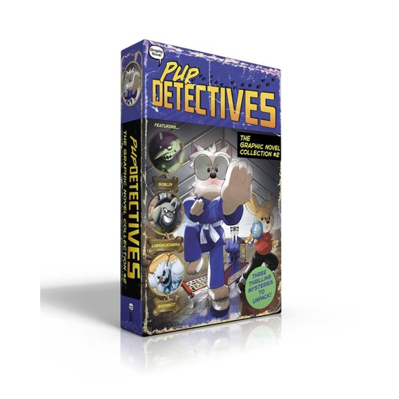Pup Detectives Pup Detectives the Graphic Novel Collection #2 (Boxed Set): Ghosts, Goblins, and Ninjas!; The Missing Magic Wand; Myster, (Paperback)