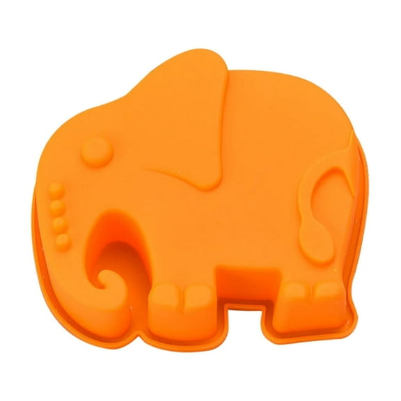 Pup Elephant Silicone Smash Cake Baking Mold | Kids 3D Small Birthday Cake Pan | Animal Shape Chocolate, Muffin, Cake Mould-Camping Essentials