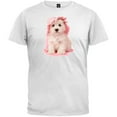thumbnail image 1 of Pup In Pink White T-Shirt - Large, 1 of 1
