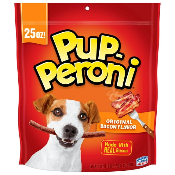 Pup-Peroni Bacon Flavored Dog Snacks, 25-Ounce