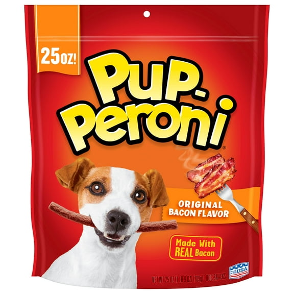 Pup-Peroni Bacon Flavored Dog Snacks, 25-Ounce