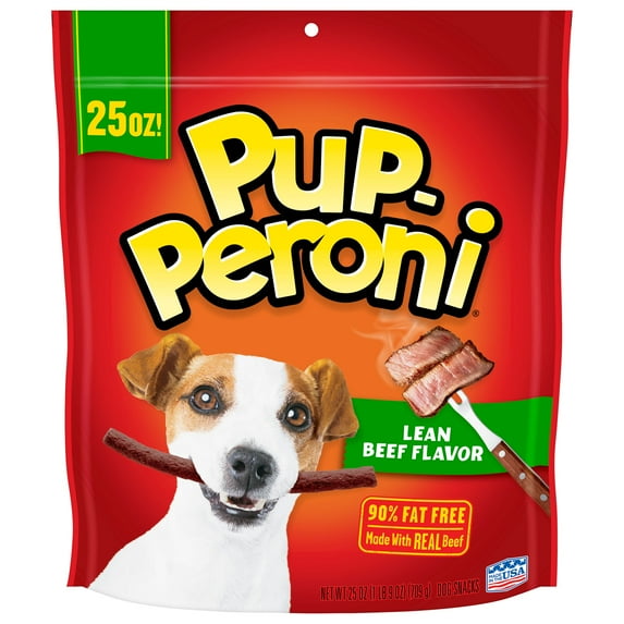 Pup-Peroni Lean Beef Flavor Dog Snacks, 25-Ounce Bag
