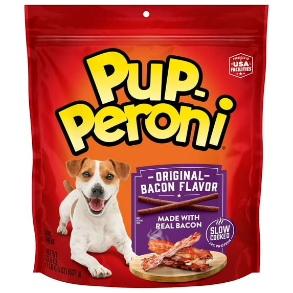 Pup Peroni Original Bacon Flavor Dog Treats, 22.5 oz Bag