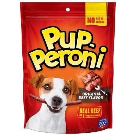 Pup-Peroni Original Beef Flavor Dog Snacks, 5.6 Oz, 3 Pack
