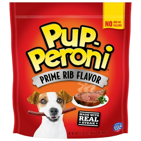 Pup-Peroni Prime Rib Flavor Dog Snacks, 38-Ounce Bag