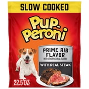 Pup Peroni Prime Rib Flavor Dog Treats, 22.5 oz Bag