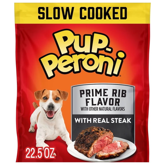 Pup Peroni Prime Rib Flavor Dog Treats, 22.5 oz Bag