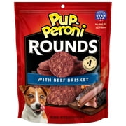 Pup-Peroni Rounds Dog Treats with Beef Brisket, 20.5 oz. Bag