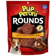 Pup-Peroni Rounds Dog Treats with Beef Short Rib, 20.5 oz. Bag