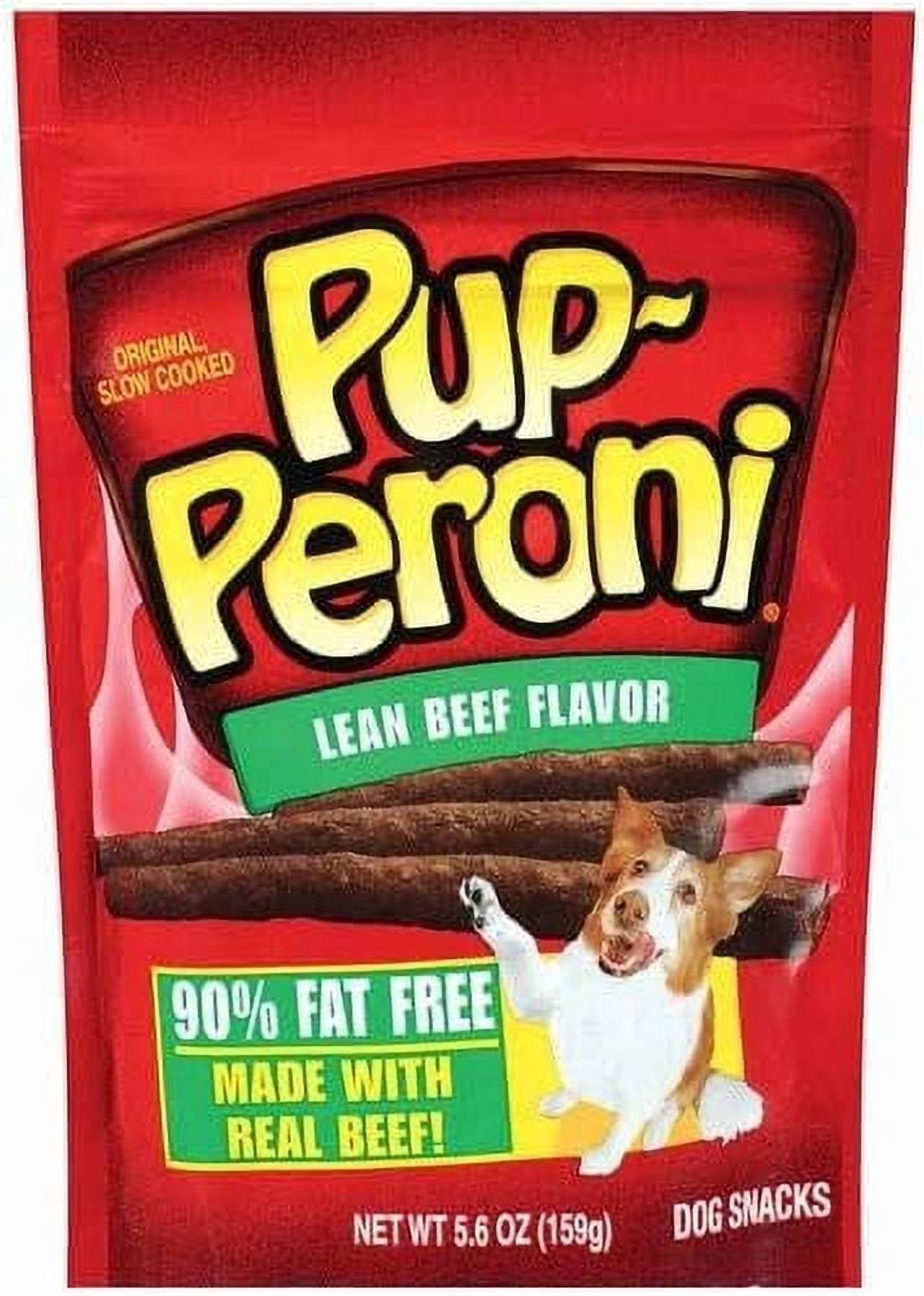 Pup Peroni Treats Peroni Lean Beef Flavor Chewy Dog Snack, 5.6 Oz, 6 Pack