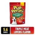 thumbnail image 1 of Pup-Peroni Triple Meat Lovers with Bacon, Sausage & Pepperoni Flavor Dog Snacks, 5.6-Ounce, 1 of 4