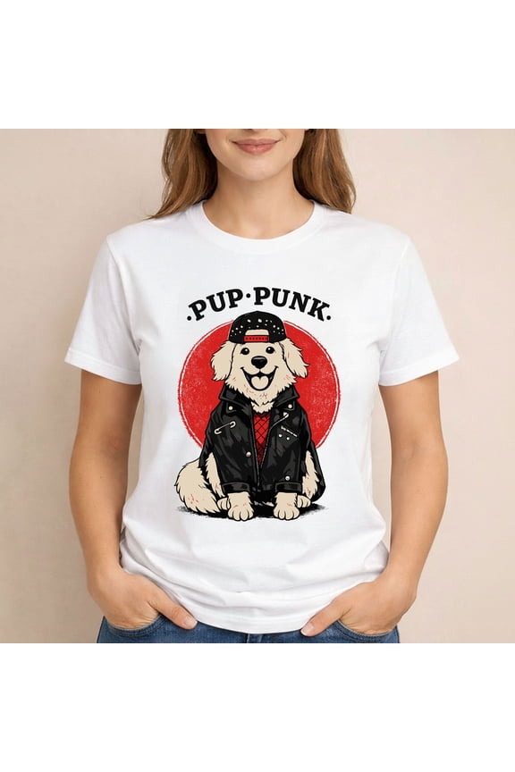 Pup Punk Funny Dog T-Shirt