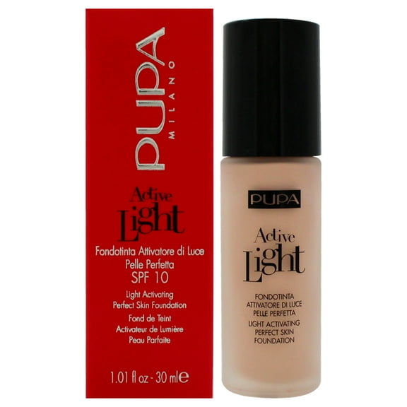 Pupa Milano Active Light Activating Perfect Skin Foundation SPF 10 - 007 Rose , 1.01 oz Foundation