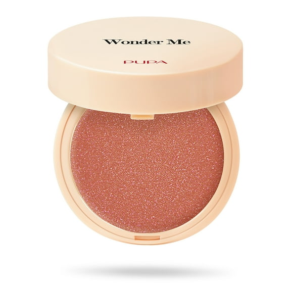 Pupa Milano Wonder Me Blush, Radiant Face Blush, 003 That's Hot, 0.141 oz
