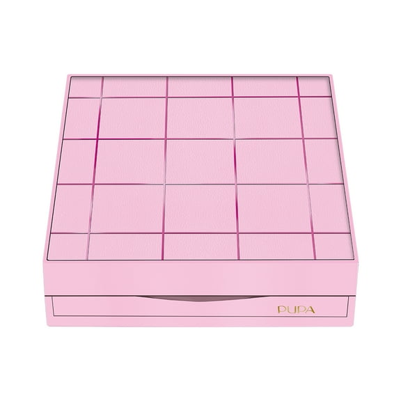Pupa Milano Pupart M Make-Up Palette, Girls Makeup Kit, 002 Pink, 0.4 oz