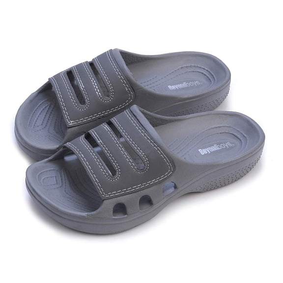 Boy's Waterproof Slippers Shower Pool Rubber Clog Outdoor Sandals
