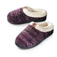 thumbnail image 1 of Pupeez Girls Knitted Fleece Lined Clog Slippers, 1 of 6