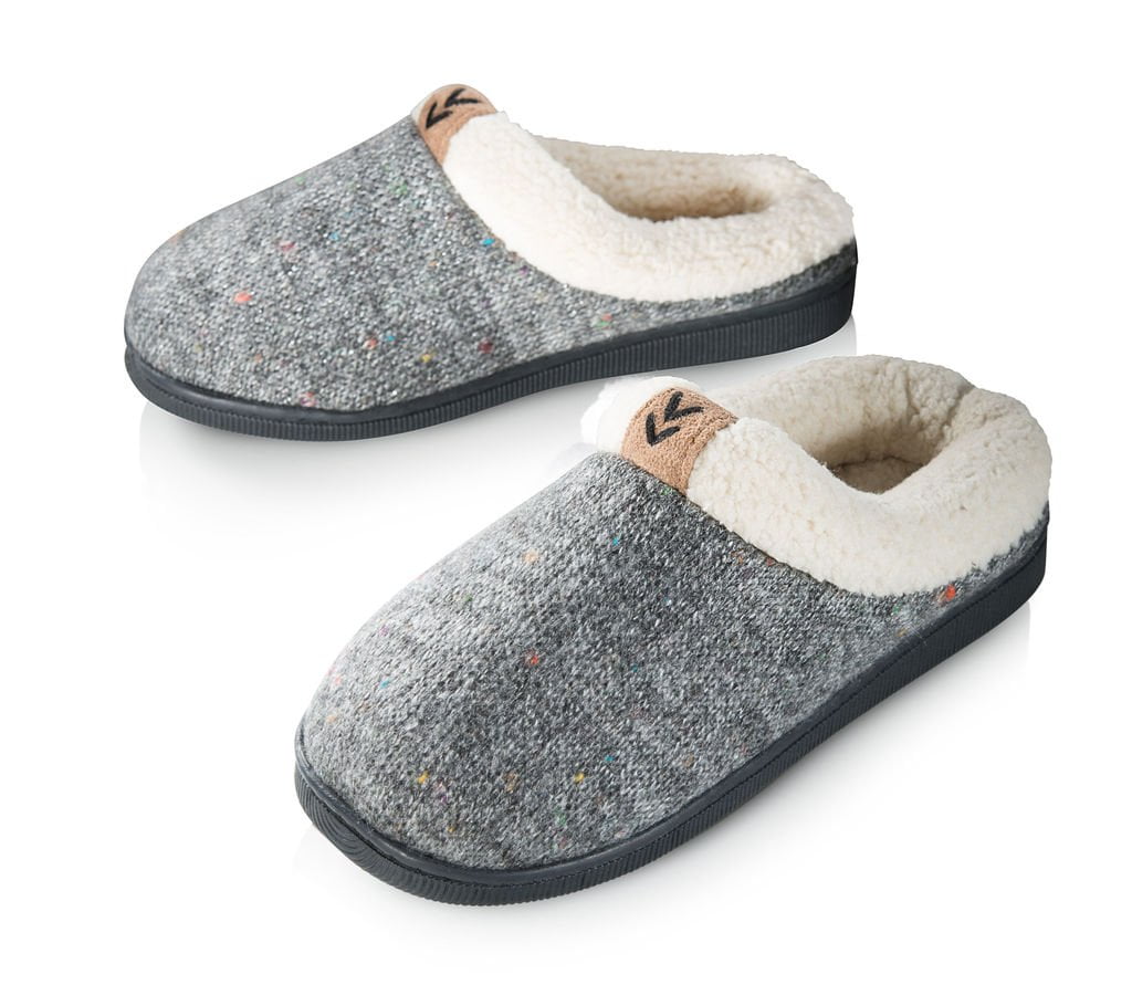 Pupeez Girls Knitted Winter slippers, with Fleece Inside kid sizes 11