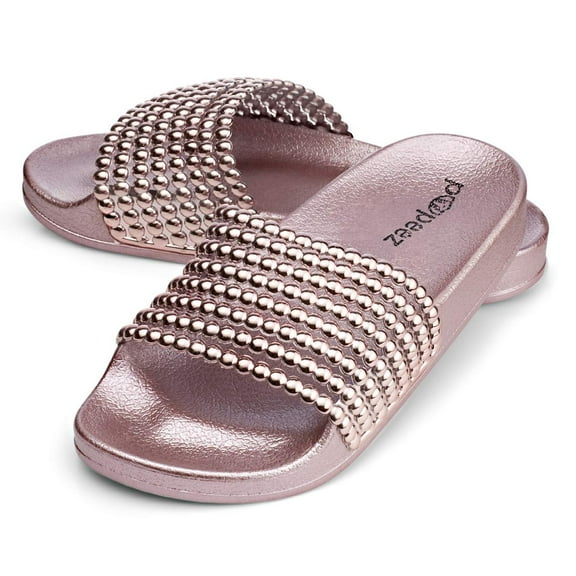Pupeez Girls Slide Sandals Rose