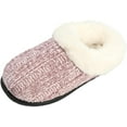 thumbnail image 1 of Pupeez Kid's Girl Memory Foam Comfort Plush Fleece Lined House Slipper - Crochet Rabbit Hair Clog - Warm and Cozy, 1 of 6
