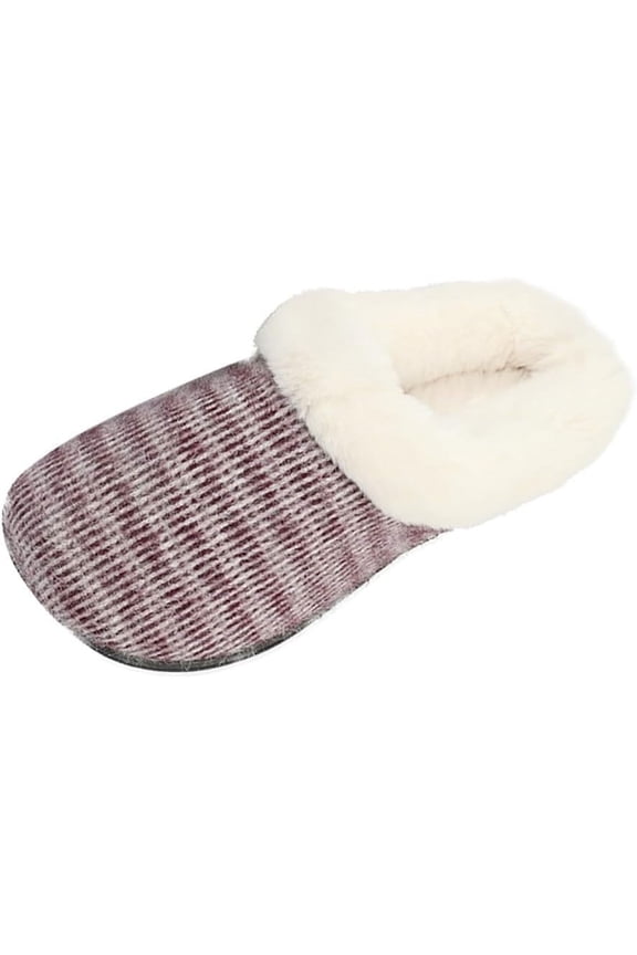 Kid's Girl Memory Foam Comfort Plush Fleece Lined House Slipper - Mohair Upper Clog - Soft & Comfortable