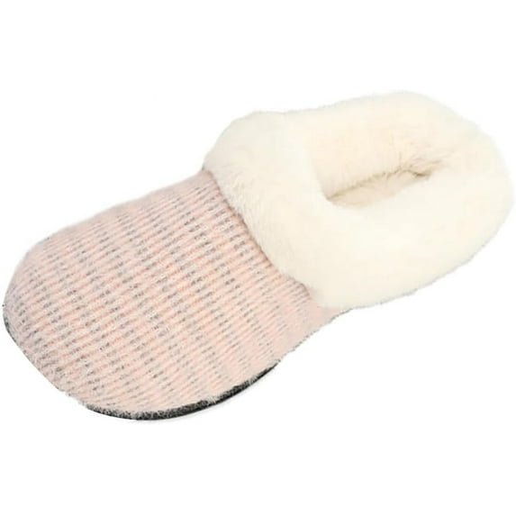 Pupeez Kid's Girl Memory Foam Comfort Plush Fleece Lined House Slipper - Mohair Upper Clog - Soft & Comfortable
