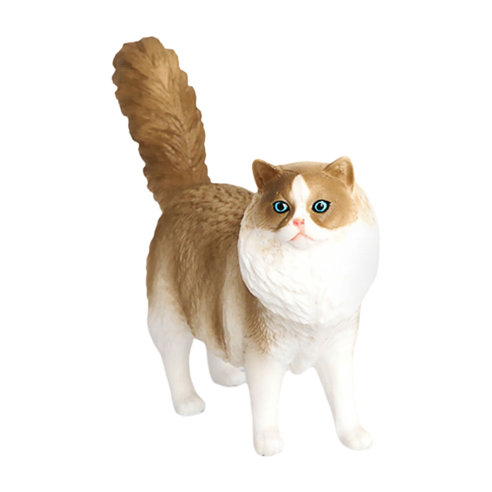 Puppet Cat Ornament Home Forniture Decor Tabletop Cognitive Model Resin ...