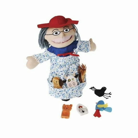Puppet & Finger Puppets for There Was An Old Lady Who Swallowed A Fly Book - Set of 8