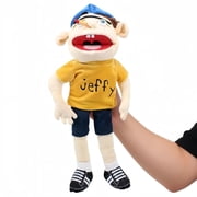Jeffy Puppet Jeffy Hat Game Funny Interactive Hand Puppet Stuffed Digital Doll(Yellow-20.9In)