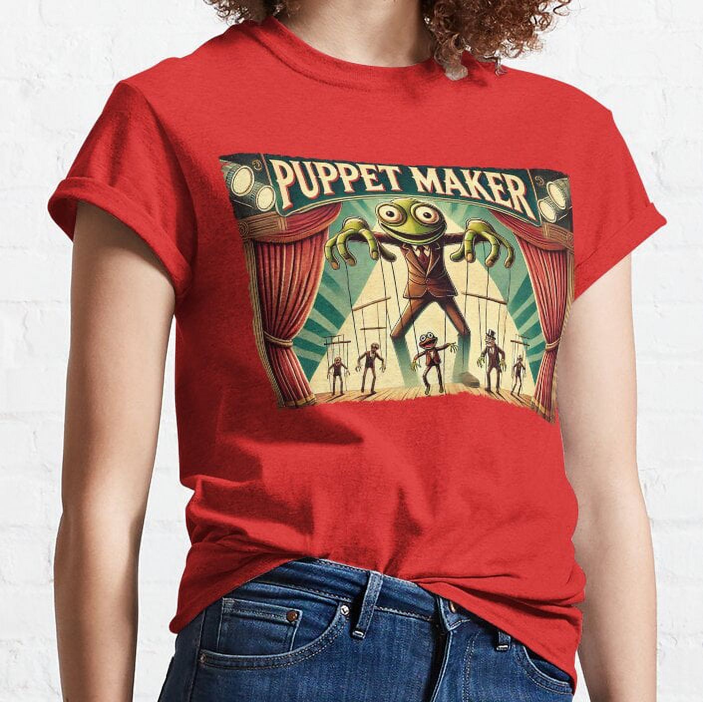 Puppet Maker Retro Show Design Classic TShirt