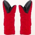 thumbnail image 1 of Puppet Oven Mitts Red Cotton Silicone Non-Slip Long Sleeve Arm Soft, Heat Resistant Hand Safe Microwave Kitchen Cooking Baking, 1 of 4