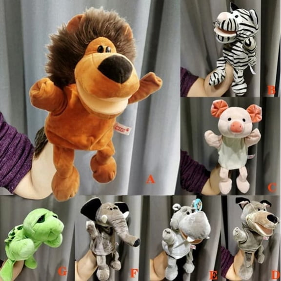 Puppet Theater 13" Handmade Puppet Toys Children's Bedtime Stories - 7 Kinds