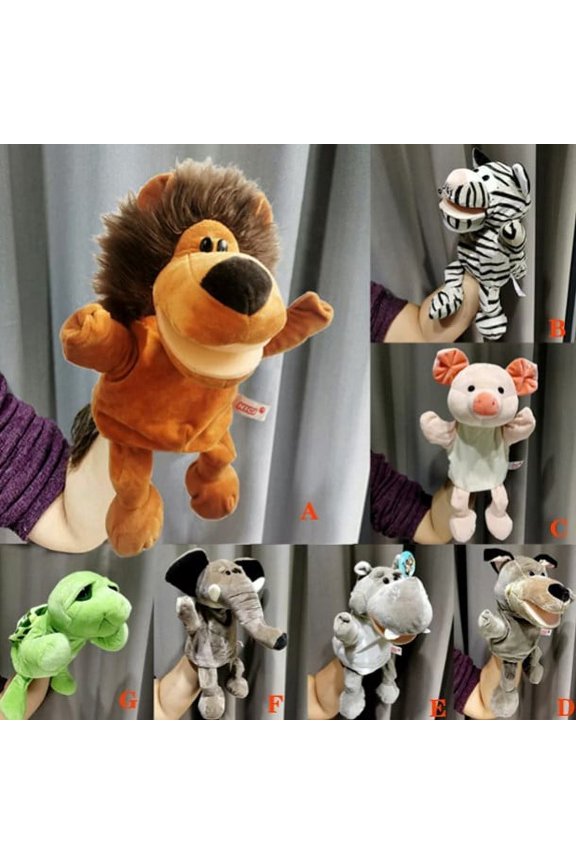 Puppet Theater 13" Handmade Puppet Toys Children's Bedtime Stories - 7 Kinds