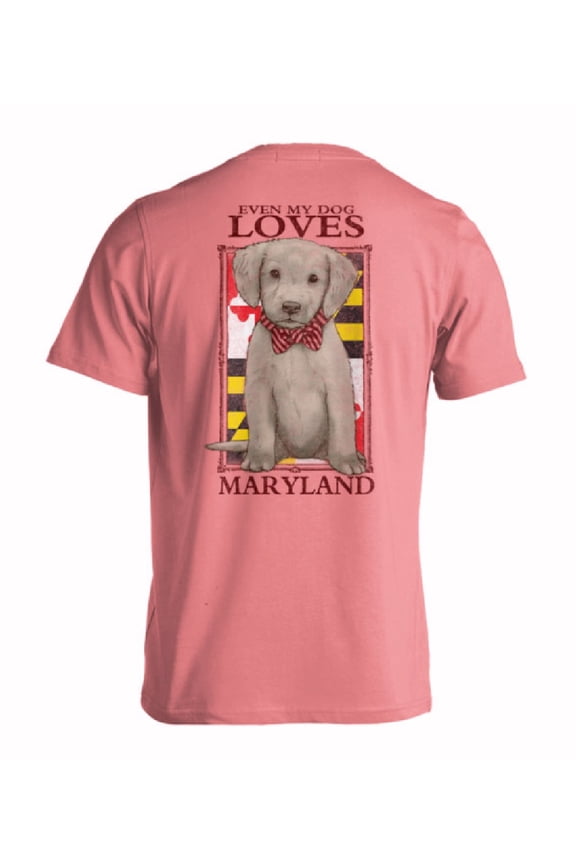 Dog Even My Dog Loves Maryland Short Sleeve T-Shirt