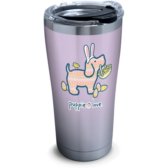 Puppie Love Easter 20 oz Stainless Steel Tumbler with lid