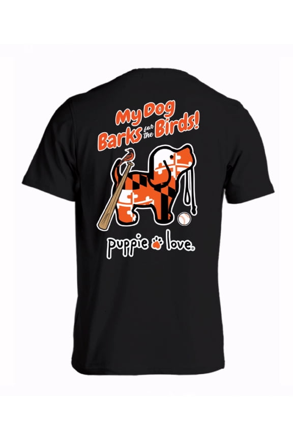 My Dog Barks for the Birds Short Sleeve T-Shirt