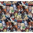 thumbnail image 1 of Puppies at the Barn Cotton Fabric, 1 of 1