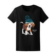 thumbnail image 1 of Puppy Beagle Hipster Style  T-Shirt Women -Image by Shutterstock, Female Medium, 1 of 2
