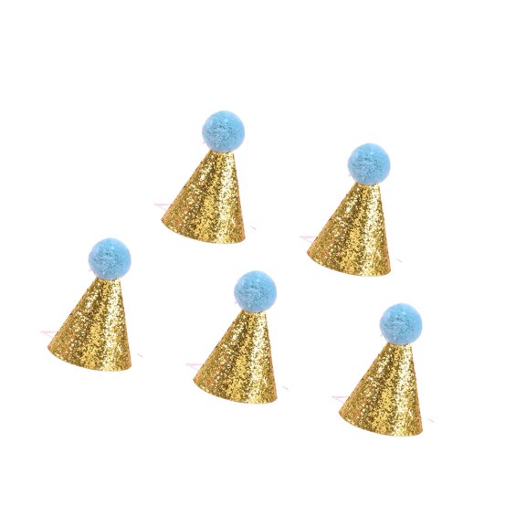 Puppy Birthday Hat Unique Glittering Elegant Party Hat for Small Dog Hat Pet Christmas Costume Furry Brimmed