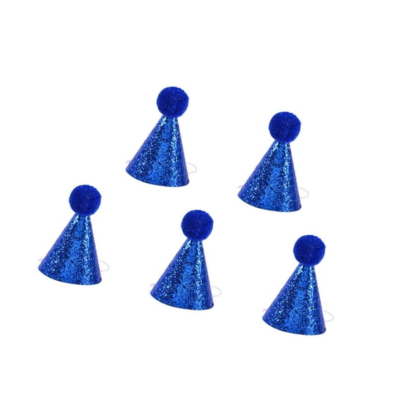 Puppy Birthday Hat Unique Glittering Elegant Party Hat for Small Medium Dog Hat Pet Christmas Costume Furry Brimmed